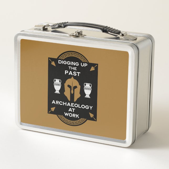 Roman Archaeologist Metal Lunch Box (Front)
