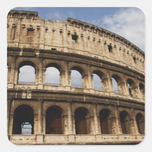 Roman Art. The Colosseum or Flavian 2 Square Sticker