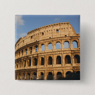 Roman Art. The Colosseum or Flavian 3 15 Cm Square Badge