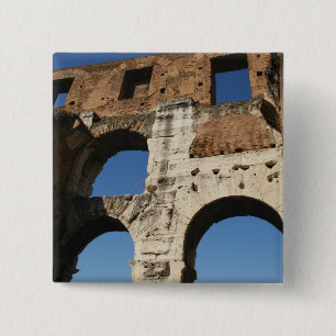 Roman Art. The Colosseum or Flavian 5 15 Cm Square Badge