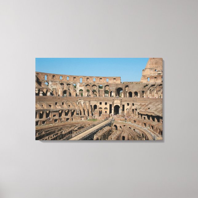 Roman Art. The Colosseum or Flavian 5 Canvas Print (Front)