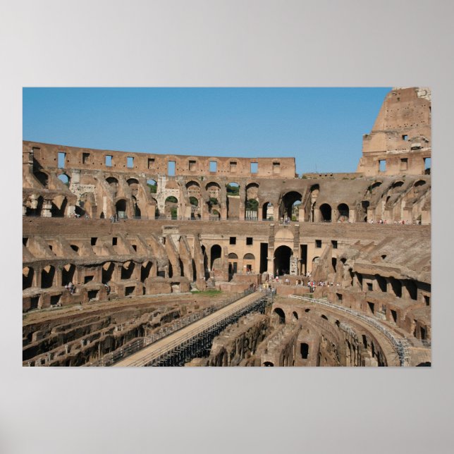 Roman Art. The Colosseum or Flavian 5 Poster (Front)