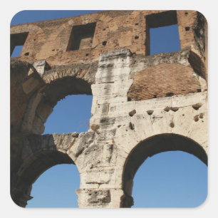 Roman Art. The Colosseum or Flavian 5 Square Sticker