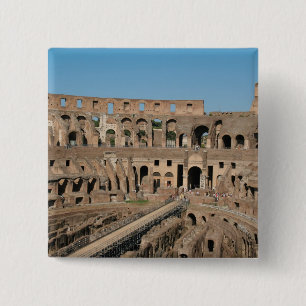 Roman Art. The Colosseum or Flavian 6 15 Cm Square Badge