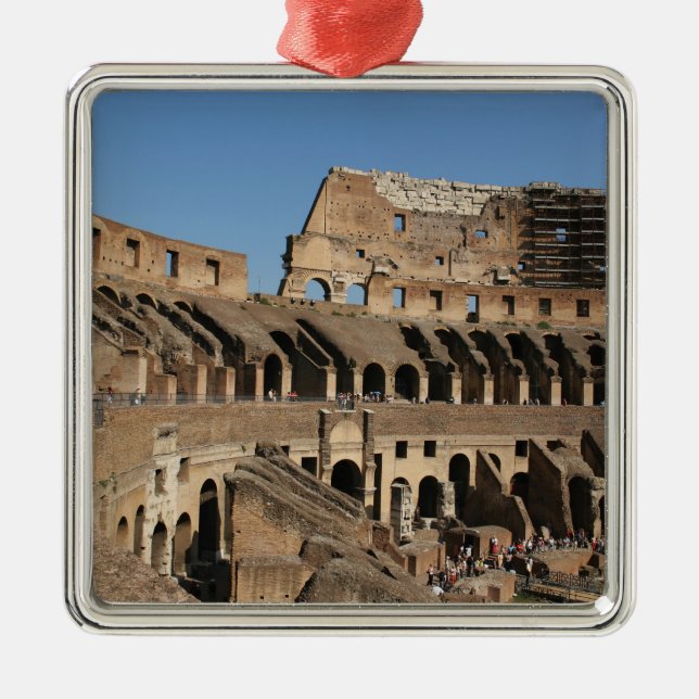 Roman Art. The Colosseum or Flavian 7 Metal Tree Decoration (Front)