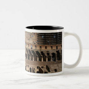 Roman Art. The Colosseum or Flavian 7 Two-Tone Coffee Mug