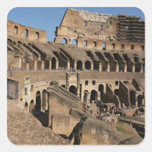 Roman Art. The Colosseum or Flavian Square Sticker