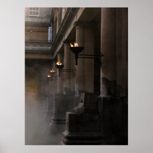 Roman Bath Poster