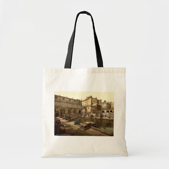 Roman Baths and Abbey, Bath, England classic Photo Tote Bag (Front)