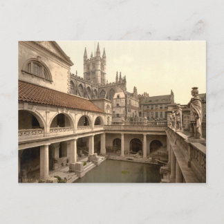 Roman Baths and Abbey IV, Bath, Somerset, England Postcard