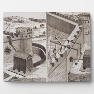 Roman Battering Rams, from the 'Encyclopedie des S Plaque