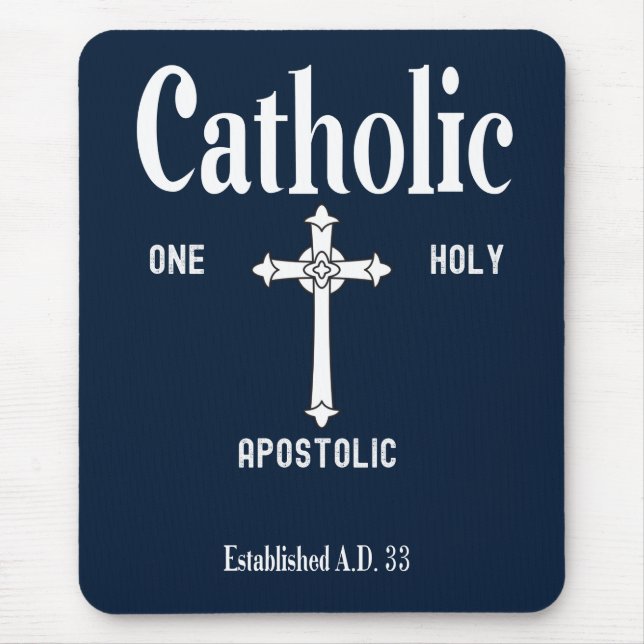 Roman Catholic Church Gift Mouse Mat (Front)