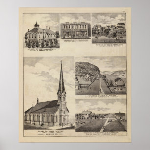 Roman Catholic Church, Residences, Minnesota Poster