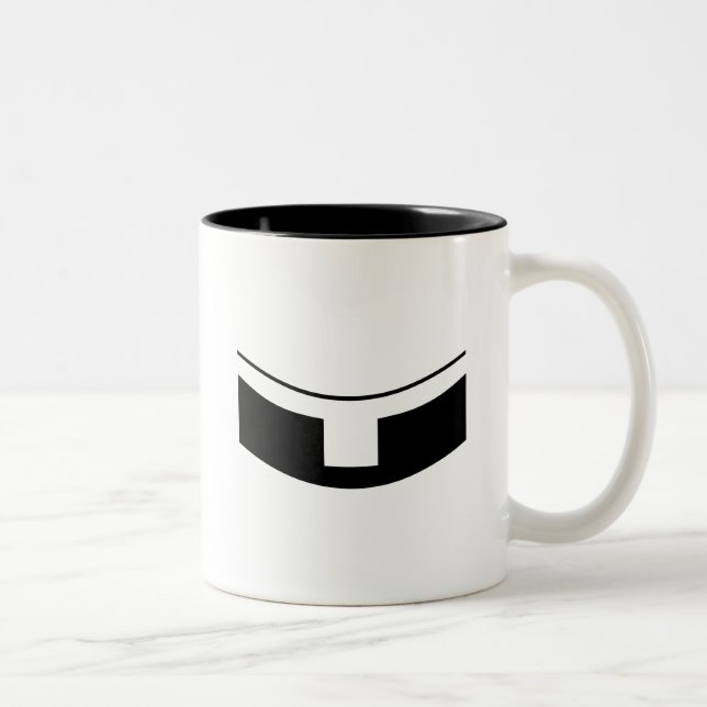 Roman Catholic Priest's Collar Two-Tone Coffee Mug (Right)