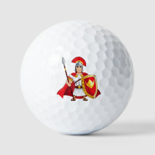 Roman centurion golf balls