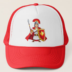Roman centurion trucker hat