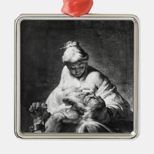 Roman Charity Metal Tree Decoration (Front)
