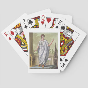 Roman Citizen Claiming Employment, from 'L'Antica Playing Cards