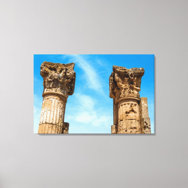 Roman City Ruins Canvas Print (Front)