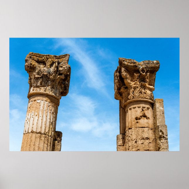 Roman City Ruins Poster (Front)