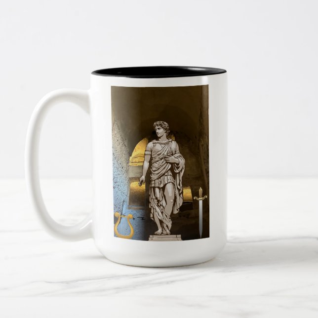 Roman classic mancave Mug personalised  (Left)
