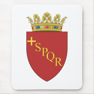 Roman Coat of Arms (SPQR) Mouse Mat