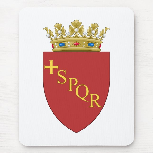 Roman Coat of Arms (SPQR) Mouse Mat (Front)