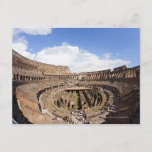 Roman Coliseum, fish eye view Postcard