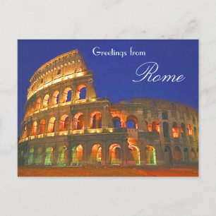 Roman Coliseum Postcard