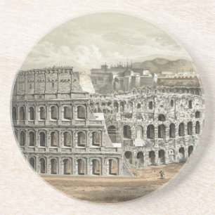 Roman Coliseum Vintage Art Coaster