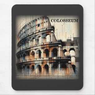 Roman Colosseum Italy Europe Mouse Mat