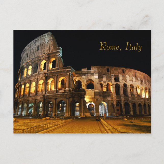 Roman Colosseum Postcard (Front)