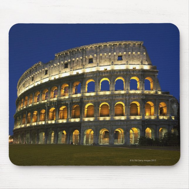 Roman Colosseum, Rome, Italy 3 Mouse Mat (Front)