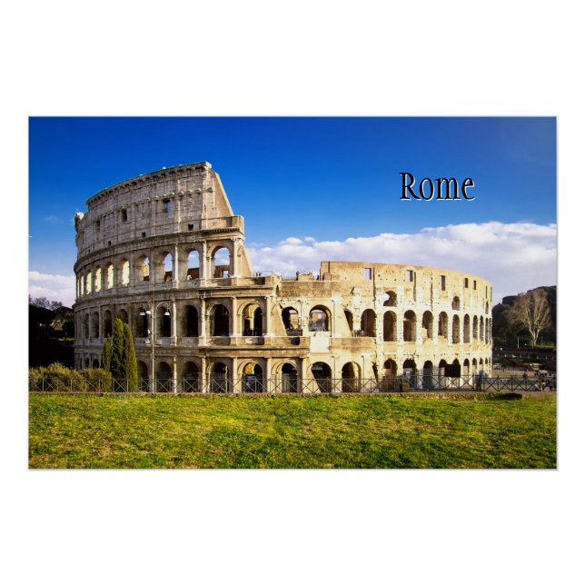 Roman Colosseum Sports Arena Poster (Front)