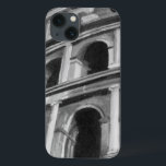 Roman Colosseum with Architectural Drawings iPhone 13 Case<br><div class="desc">A picture of the Roman Colosseum complete with architectural drawings of the archways. One of the new seven wonders of the world,  the style of the building still influences modern design. A great gift for someone who loves architecture or studying ancient Rome.</div>