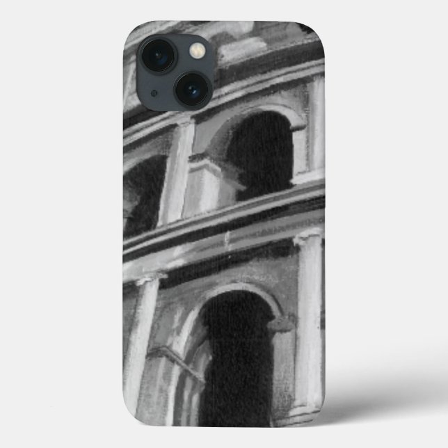 Roman Colosseum with Architectural Drawings Case-Mate iPhone Case (Back)