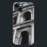 Roman Colosseum with Architectural Drawings iPhone 13 Case<br><div class="desc">A picture of the Roman Colosseum complete with architectural drawings of the archways. One of the new seven wonders of the world,  the style of the building still influences modern design. A great gift for someone who loves architecture or studying ancient Rome.</div>