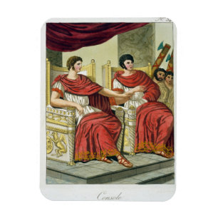 Roman Consuls, from 'L'Antica Roma', 1825 (colour Magnet