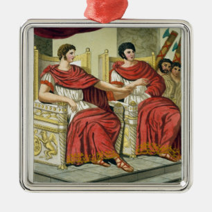 Roman Consuls, from 'L'Antica Roma', 1825 (colour Metal Tree Decoration
