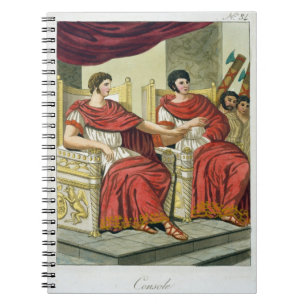 Roman Consuls, from 'L'Antica Roma', 1825 (colour Notebook