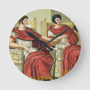 Roman Consuls, from 'L'Antica Roma', 1825 (colour Round Clock