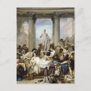 roman decadence postcard