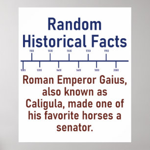 Roman Emperor Gaius Also Known As Caligula  - Hist Poster
