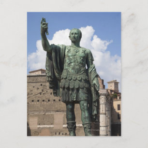 Roman Emperor statue Postcard