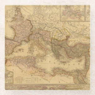 Roman Empire 3 Glass Coaster