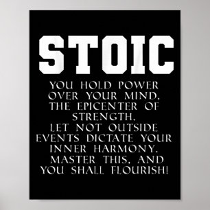 Roman Empire Book Quote Marcus Aurelius Stoic Poster