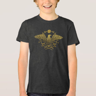 Roman Empire Eagle Insignia Tri-Blend Shirt