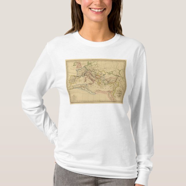Roman Empire under Constantine and Trajan T-Shirt (Front)