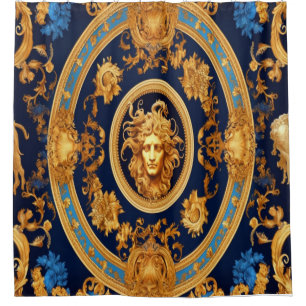 Roman Face Shower Curtain