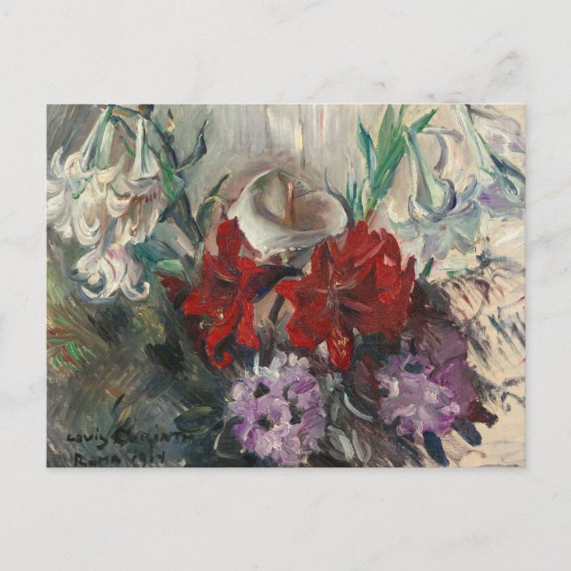 Roman Flowers | Lovis Corinth Postcard (Front)